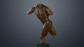Willem Botha; Phoebus Torso, 2021, Original Sculpture Bronze, 40 x 103 cm. Artwork description: 241   Phoebus  Limited edition Bronze Sculpture 3 14 a Representation of Phoebus, the Greek God of Sun, Music, and Poetry, Please take note. upon receipt of order, the casting of your sculpture takes place at the foundry, and delivery will be approx 6 weeks after placement of order...