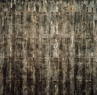 William Dick, 'SVORADA', 1999, original Painting Encaustic, 250 x 250  cm. 