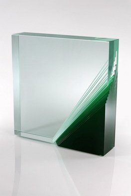 Witold Sliwinski; Sculpture 370, 2015, Original Sculpture Glass, 20 x 20 cm. Artwork description: 241 The sculpture is made of many layers of glass. The Idea strikes me often when I browse through my pictures. I sort the images and select those frames which appear the most interesting to me. And those fragments I then present in my glass objects. The Concept ...