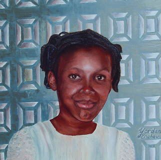 Yordan Enchev; Saint Vincent Girl, 2003, Original Painting Oil, 16.8 x 16.8 inches. Artwork description: 241  This is an original oil painting on board rendered after a trip to the West Indies. Unframed. ...