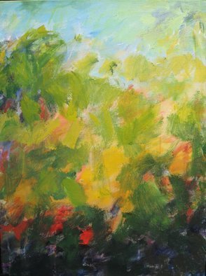 Yeoun Lee; Garden 1, 2012, Original Painting Acrylic, 18 x 24 inches. 