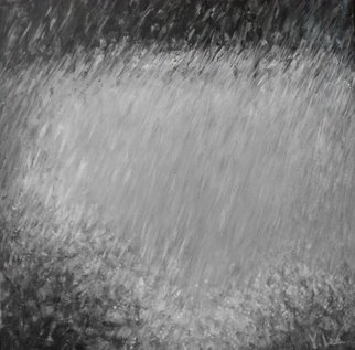Yeoun Lee; Snowy Night, 2011, Original Painting Acrylic, 20 x 20 inches. 