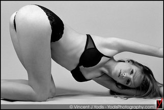 Vincent Yodis; Victoria Fashion, 2003, Original Photography Black and White, 12 x 8 inches. Artwork description: 241  Fashion Image ...