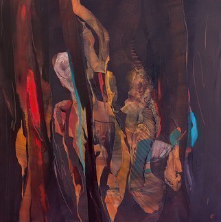 Nicholas Down, 'Dark Cello', 2013, original Painting Oil, 30 x 30  x 2 inches. Artwork description: 3099   Oil on Gesso Panel                                    ...