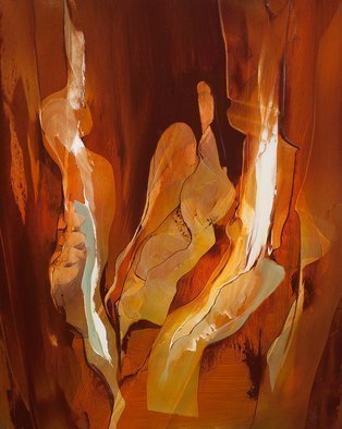 Nicholas Down, 'Fire Guardian', 2011, original Painting Oil, 16 x 20  x 2 inches. Artwork description: 3495     Oil ln Gesso                    ...