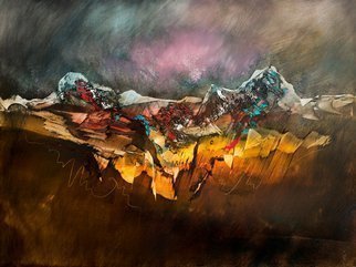 Nicholas Down; Chasing Mountain Shadows, 2018, Original Painting Oil, 36 x 36 inches. Artwork description: 241 Oil on Gesso Panel...