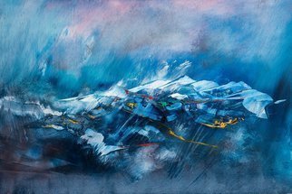 Nicholas Down; Fire And Ice, 2017, Original Painting Oil, 36 x 24 inches. Artwork description: 241 Oil on Gesso Panel...