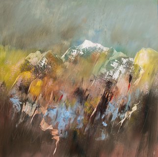 Nicholas Down; Giving Way To Spring, 2018, Original Painting Oil, 36 x 36 inches. Artwork description: 241 Oil on Gesso Panel...