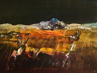 Nicholas Down; Sacred Land, 2017, Original Painting Oil, 40 x 30 inches. Artwork description: 241 Oil on Gesso Panel...