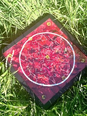 Ysabella Roberts; Constellation Flower Box, 2020, Original Crafts, 12 x 2 inches. Artwork description: 241 I wanted to create a personalizeable piece for my clients. Each client can specify the date and location for the stars and the flowers they wish to have as the background. ...