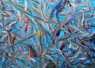 Yucel Donmez; UnderWater, 2009, Original Painting Acrylic, 180 x 120 inches. Artwork description: 241  Another work of Yucel Donmez ...