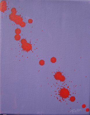 Rickie Dickerson, 'ItWasntMe', 2009, original Painting Acrylic, 8 x 10  x 1 inches. Artwork description: 1911  Thank the creator that we have the release of art! I don't have to be a killer to feel the satisfaction of blood on the floor. . . ...
