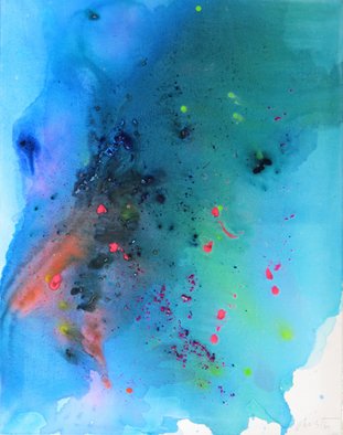 Christa Skoff Oglan; Blue Dream, 2011, Original Mixed Media, 28 x 35 inches. 