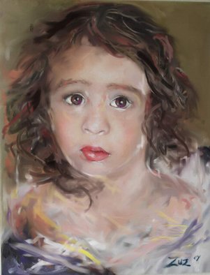 Zuzanna Kozlowska; About A Boy, 2007, Original Painting Oil, 24 x 36 inches. Artwork description: 241 Original artwork. Limited Edition, hand embellished & numbered giclee for sale.   ...