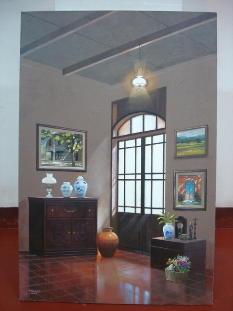 Fidel Sarmiento  'Liwanag Sa LOOB At LABAS', created in 2008, Original Painting Acrylic.