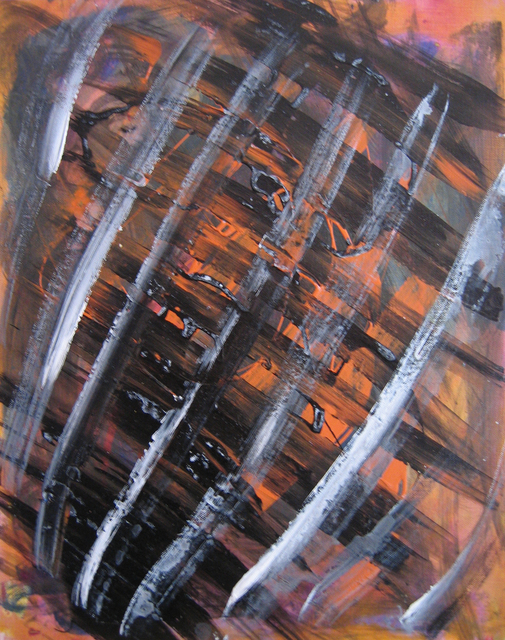 Andrei Autumn  'Improvisation NoX8', created in 2004, Original Painting Acrylic.