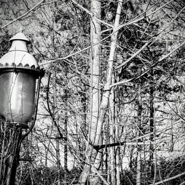 Kenny Mcmahan: 'lonely illumination', 2020 Black and White Photograph, Light. Artist Description: Lonely lightpost unused in the daylight , caught my eye. Digital photo.  Can be made in prints bigger than 8x10...