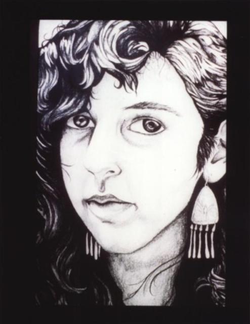 Stephanie Hayden  'Self Portrait', created in 2002, Original Printmaking Lithography.