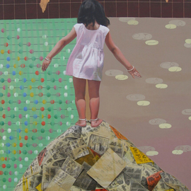 imagination of little girl 4 By Nabendu Roy