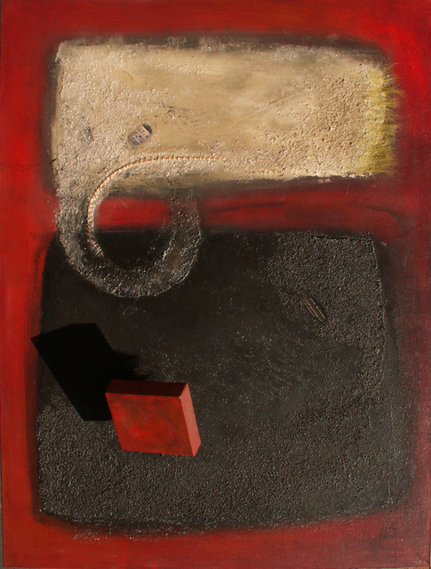 Artist Chi Harkrader. 'Red Onyx I' Artwork Image, Created in 2012, Original Painting Oil. #art #artist