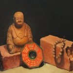 SL w Wooden Buddha n Prayer Beads By Angel Cruz