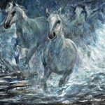 Running Horses By Sylva Zalmanson