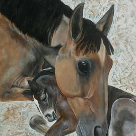 mare and colt By Althea E Jenkins