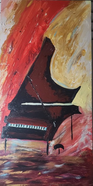 Faye Newsome  'My Keys', created in 2019, Original Painting Acrylic.