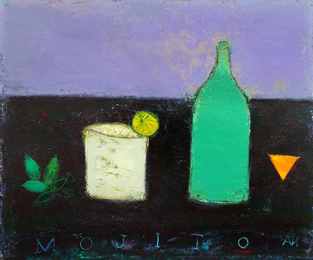 Igor Agava  'Mojito ', created in 2007, Original Painting Acrylic.