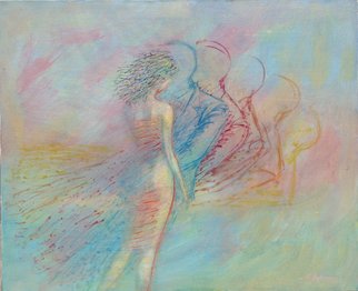 Karen Aghamyan: 'choise', 2004 Oil Painting, Fantasy. 