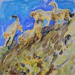 4 little cheetahs By Agnieszka Praxmayer