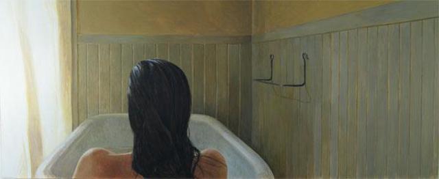 Alan Bateman  'Bath', created in 2004, Original Painting Acrylic.