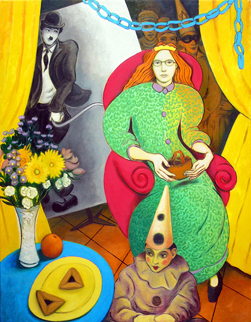 Alan Falk  'The Purim Queen', created in 2006, Original Digital Art.