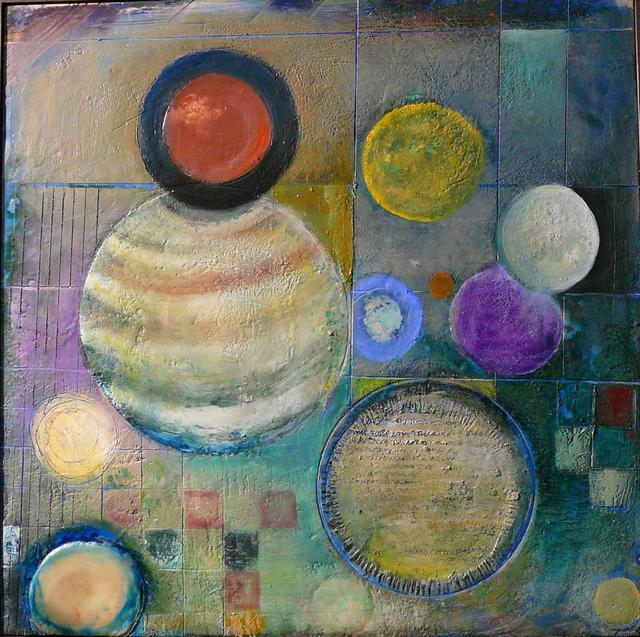 Alan Soffer  'Microcosm IV', created in 2006, Original Painting Oil.
