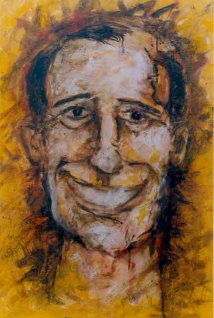 Artist Alberto Antonucci. 'To Silvio The Asshole' Artwork Image, Created in 1996, Original Mixed Media. #art #artist