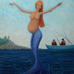 Pregnant Mermaid, Mile Albijanic