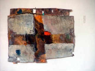 Aldo Bertolini: 'Schiele 1', 2010 Enameling, undecided.  Enamel on copper, based on Egon Schiele landscapes ...