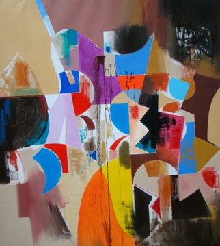 Alexander Sadoyan: 'Selebration', 2010 Oil Painting, Abstract.    Abstract painting   ...