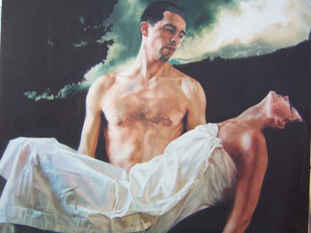 Artist Alex Dewars. 'Deadweight' Artwork Image, Created in 2006, Original Painting Oil. #art #artist
