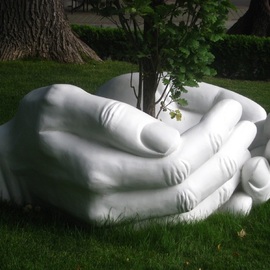Alexey Grishankov: 'Human Hand', 2020 Digital Photograph, Beauty. Artist Description: art photo paper sculpture...