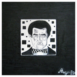 Kazimir Malevich in your black square By Alexey Grishankov