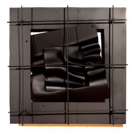 Alexey Klimov: 'WINDOWS 3', 2015 Other Sculpture, Abstract. Artist Description:     This is the collection of fifteen metal wall- hung sculptures. Though each one is clearly a stand- alone piece, they are related to one another. I look at them as a family of equals United by their size, materials they are made of, clear presence of a square ...