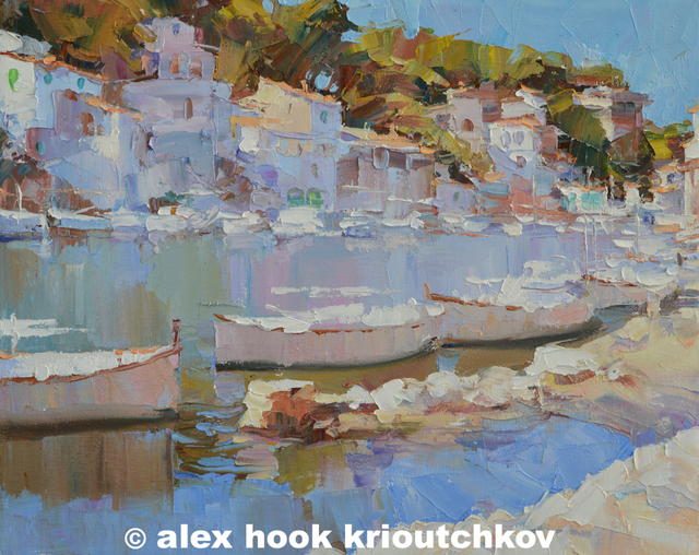 Alex Hook Krioutchkov  'Cala Figuera XIII', created in 2015, Original Painting Oil.