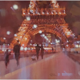 paris at night iv By Alex Hook Krioutchkov