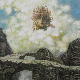 Alexandr Ivanov: 'long hard way', 2020 Oil Painting, Fantasy. Artist Description: complex multilayer oil painting on canvas80 aEUR