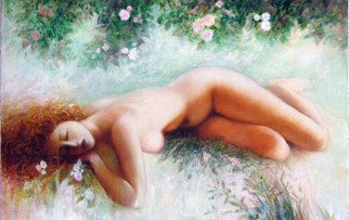 Alexandr Ivanov: 'summer', 2009 Oil Painting, nudes.   women. nu  ...