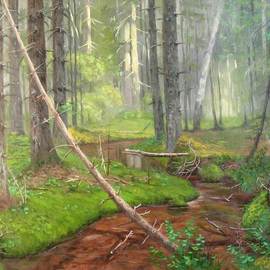 stream in the forest By Alexander Bezrodnykh