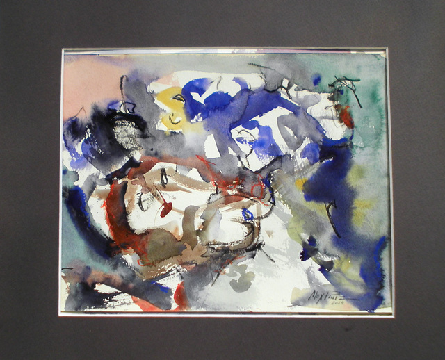 Ruiz Alejandro  'Introspection', created in 2014, Original Painting Other.
