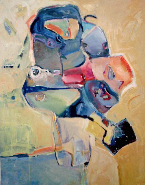 Artist Ruiz Alejandro. 'Man With Pipe' Artwork Image, Created in 2013, Original Painting Other. #art #artist