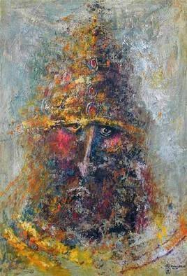 Alexander Ustinoff: 'Ivan the Terrible', 1995 Oil Painting, Fantasy.     paper, oil  ...